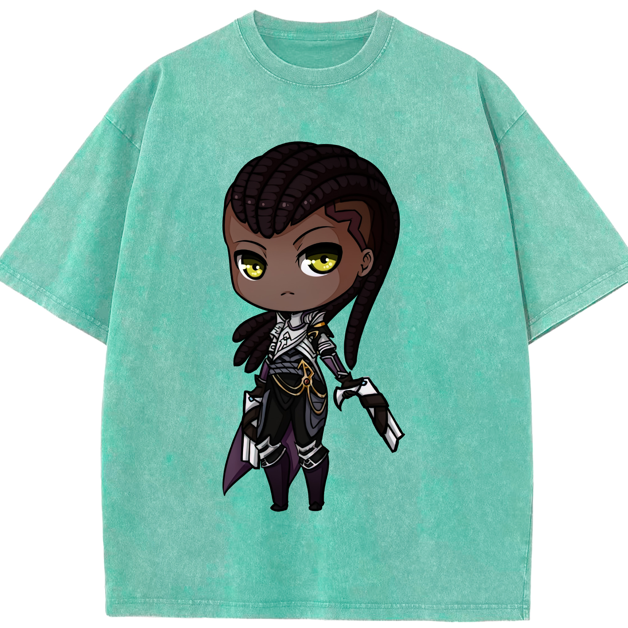 リーグ・オブ・レジェンド League of Legends LOL 綿100% ヴィンテージ風 半袖Tシャツ（フロントプリント）